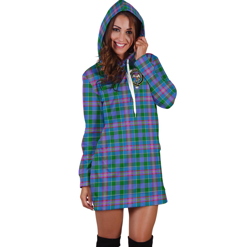 Ralston Tartan Hoodie Dress with Family Crest - Tartan Vibes Clothing