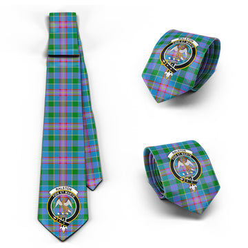 Ralston Tartan Classic Necktie with Family Crest