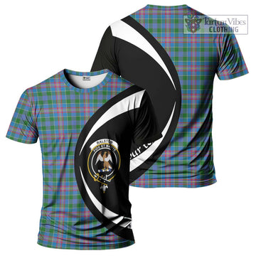 Ralston Tartan T-Shirt with Family Crest Circle Style