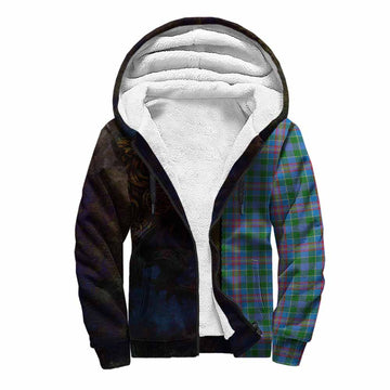 Ralston Tartan Family Crest Sherpa Hoodie Alba Gu Brath Be Brave Lion Ancient Style Unisex S - Tartan Vibes Clothing
