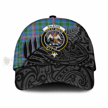 Ralston Tartan Classic Cap with New Zealand Silver Fern Half Style