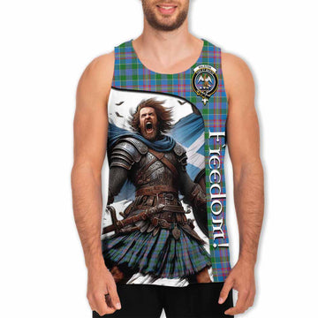 Ralston Crest Tartan Men's Tank Top Inspired by the Freedom of Scottish Warrior