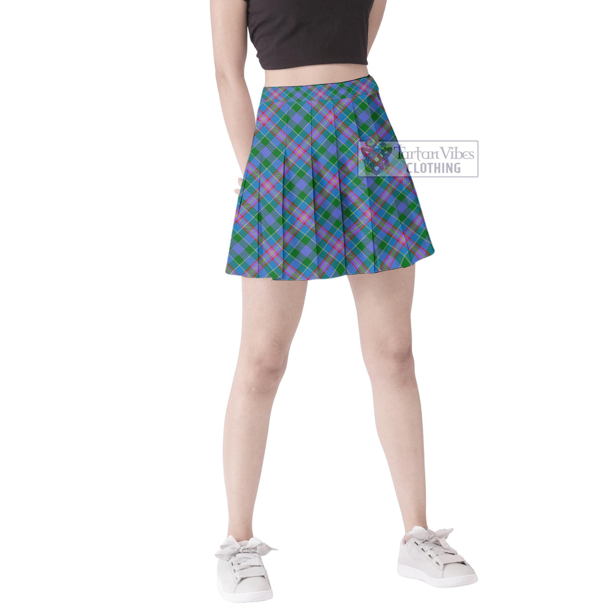 Ralston Tartan Women's Plated Mini Skirt Cross Style Female - Tartan Vibes Clothing