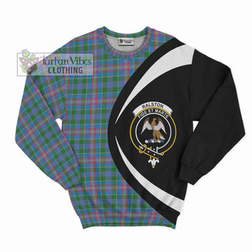 Ralston Tartan Sweatshirt with Family Crest Circle Style