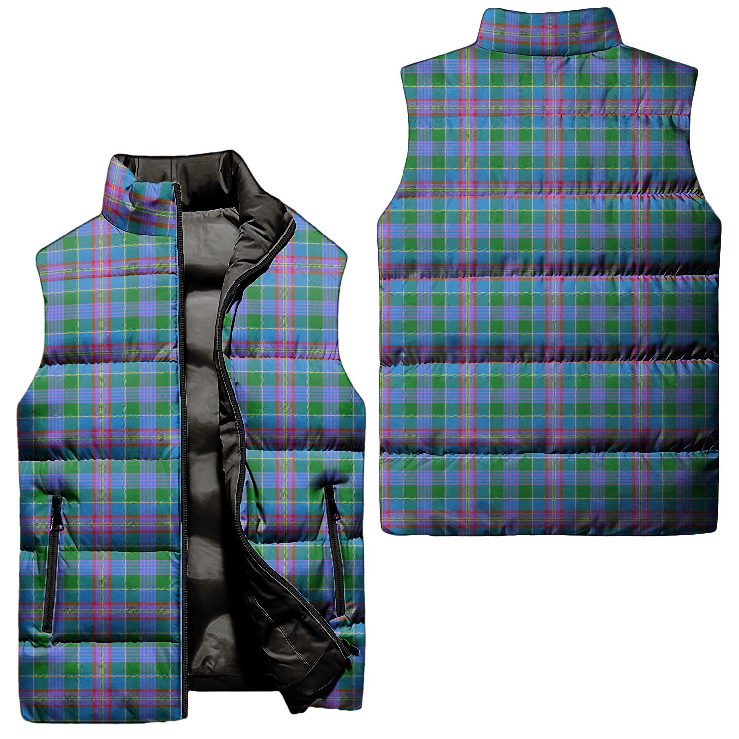 Ralston Tartan Sleeveless Puffer Jacket Unisex - Tartanvibesclothing