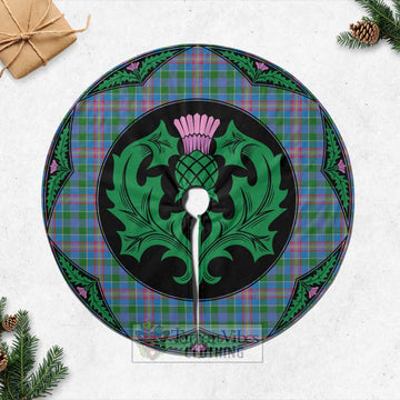 Ralston Tartan Christmas Tree Skirt Scottish Thistle Style