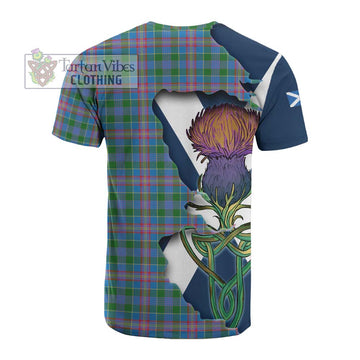 Ralston Tartan Family Crest Cotton T-shirt Scottish Thistle Celtic Inspired - Tartan Vibes Clothing