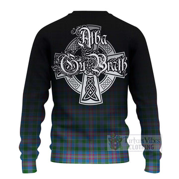 Ralston Tartan Ugly Sweater Featuring Alba Gu Brath Family Crest Celtic Inspired