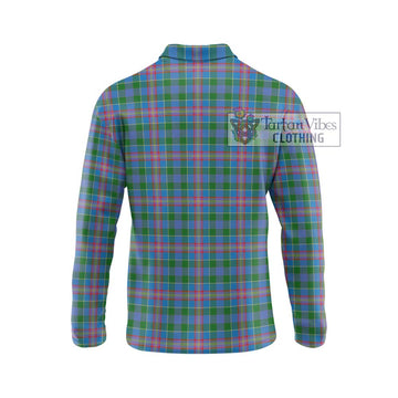 Ralston Tartan Long Sleeve Polo Shirt with Family Crest DNA In Me Style