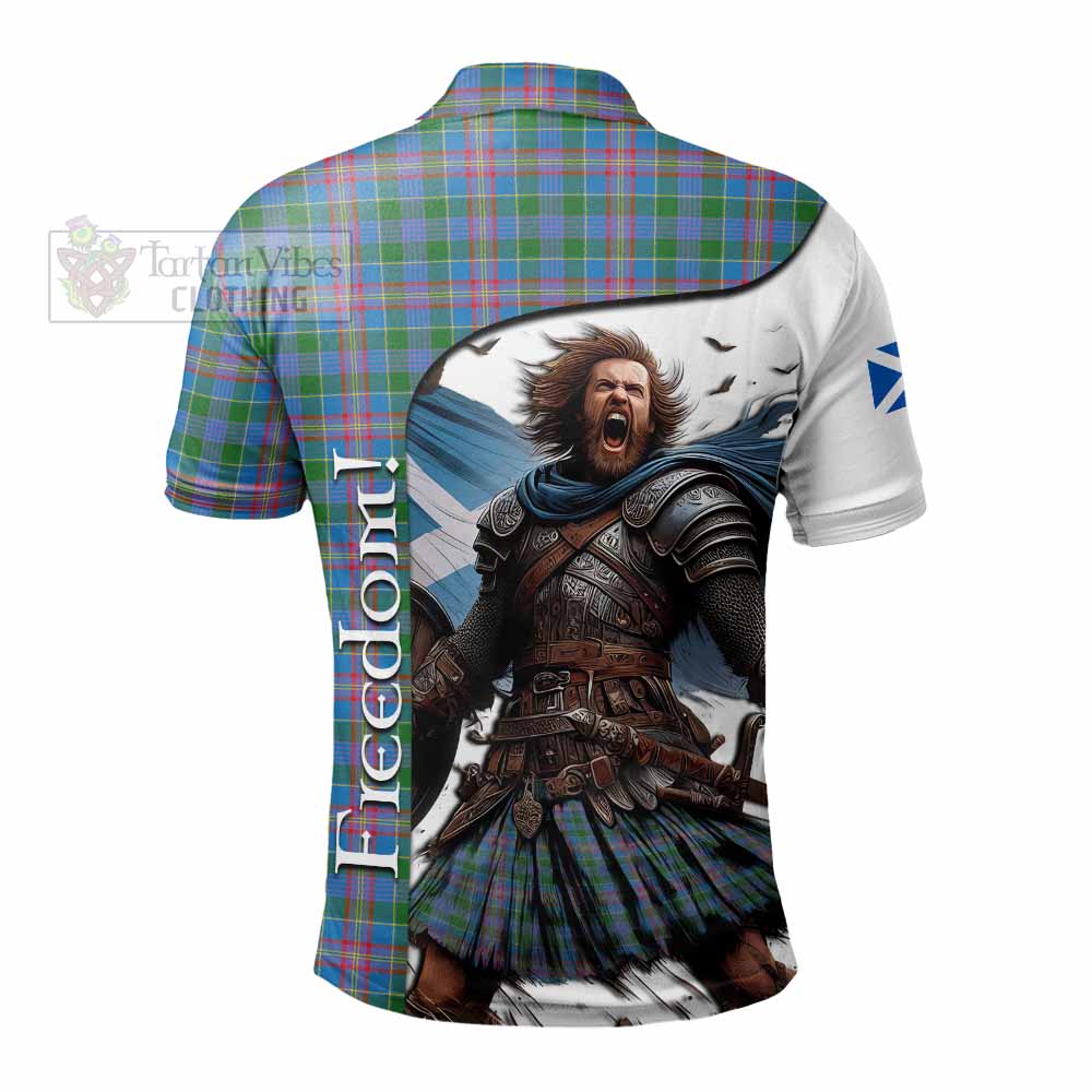 Tartan Vibes Clothing Ralston Crest Tartan Polo Shirt Inspired by the Freedom of Scottish Warrior