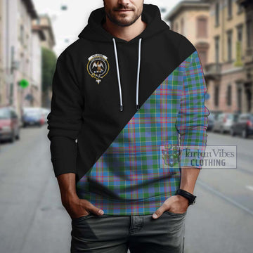 Ralston Tartan Hoodie with Family Crest and Military Logo Style