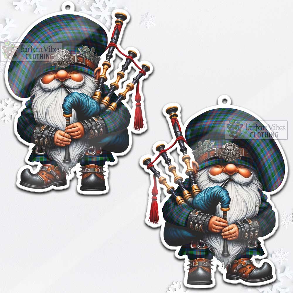 Tartan Vibes Clothing Ralston Tartan Badpiper Gnome Christmas Ornament