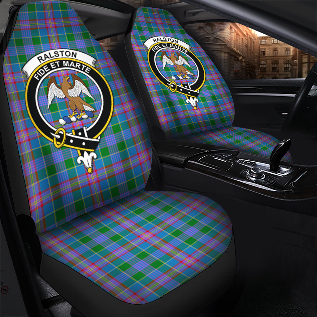 Ralston Tartan Car Seat Cover with Family Crest - Tartan Vibes Clothing