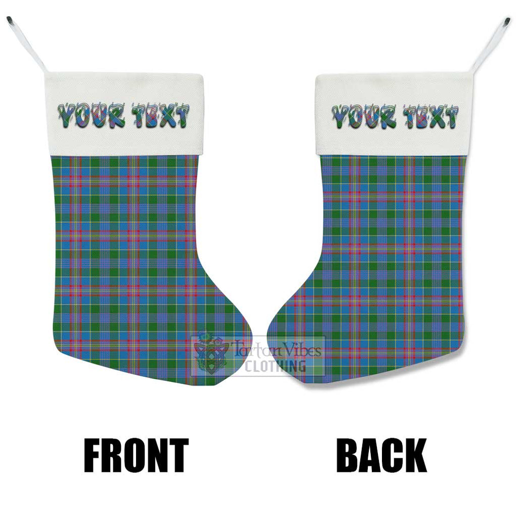 Tartan Vibes Clothing Ralston Tartan Christmas Stocking with Personalized Text