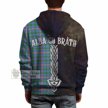 Ralston Tartan Family Crest Hoodie Alba Gu Brath Be Brave Lion Ancient Style - Tartan Vibes Clothing