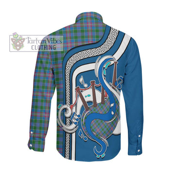 Ralston Tartan Long Sleeve Button Shirt with Epic Bagpipe Style