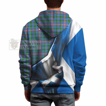 Ralston Tartan Hoodie with Family Crest Scotland Patriotic Style