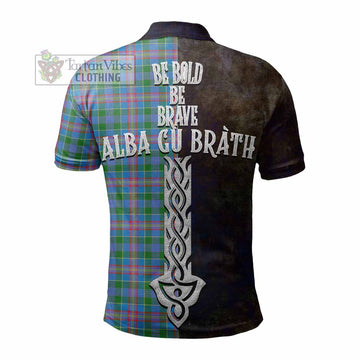 Ralston Tartan Family Crest Polo Shirt Alba Gu Brath Be Brave Lion Ancient Style - Tartan Vibes Clothing