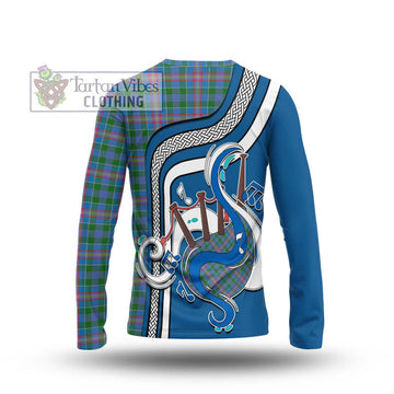 Ralston Tartan Long Sleeve T-Shirt with Epic Bagpipe Style