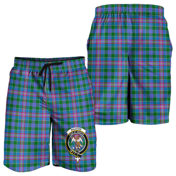 Ralston Tartan Mens Shorts with Family Crest