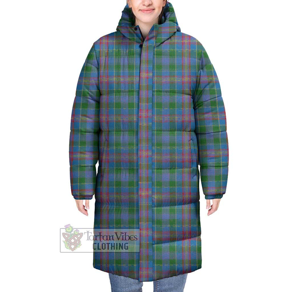 Tartan Vibes Clothing Ralston Tartan Long Down Jacket