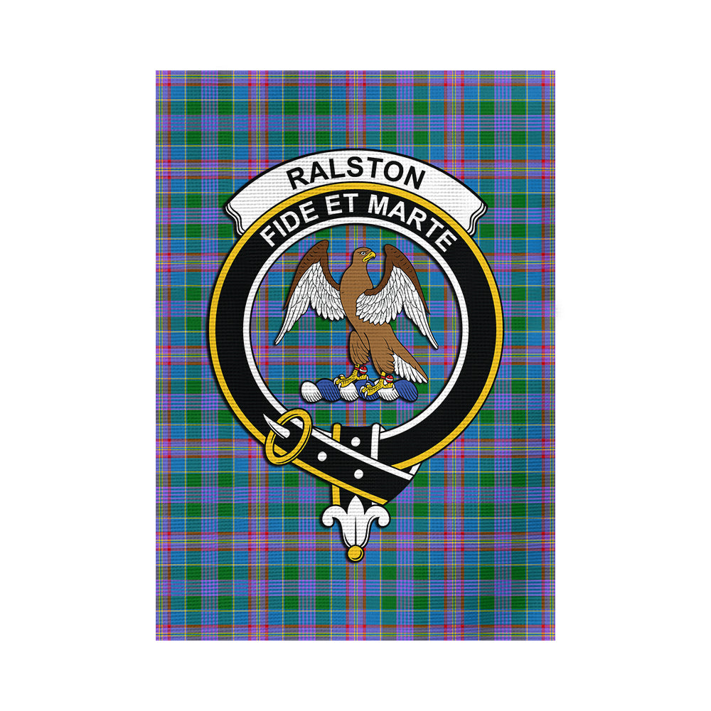 Ralston Tartan Flag with Family Crest - Tartan Vibes Clothing