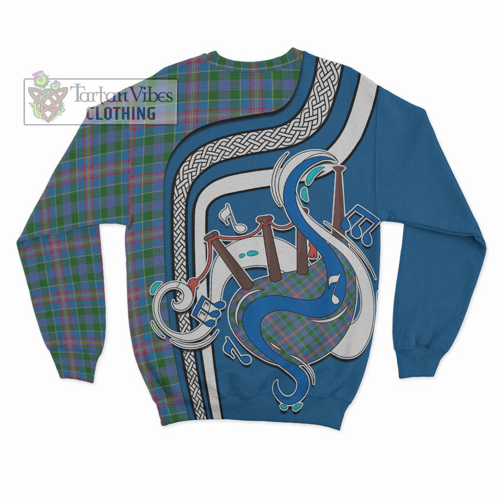 Tartan Vibes Clothing Ralston Tartan Sweatshirt with Epic Bagpipe Style