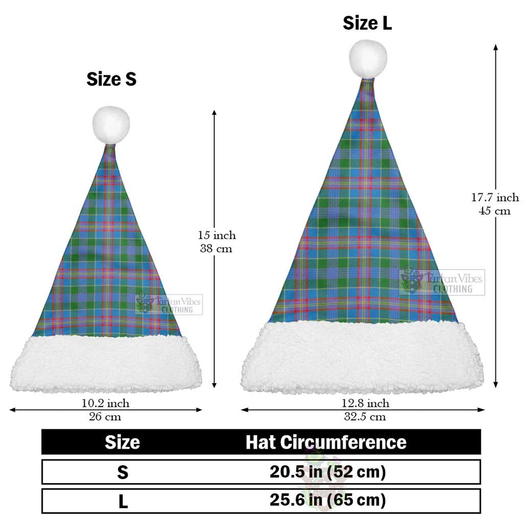 Ralston Tartan Christmas Santa Hats Christmas Hat L 25.6in (65cm) - Tartan Vibes Clothing