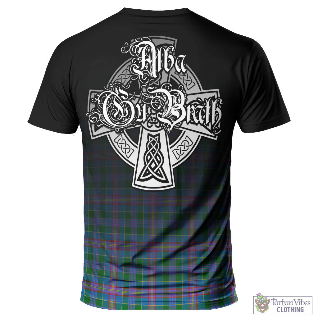 Tartan Vibes Clothing Ralston Tartan T-Shirt Featuring Alba Gu Brath Family Crest Celtic Inspired