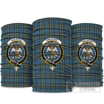 Ralston UK Tartan Neck Gaiters, Tartan Bandanas, Tartan Head Band with Family Crest