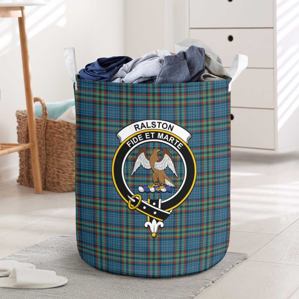 Tartan Vibes Clothing Ralston UK Tartan Laundry Basket with Family Crest