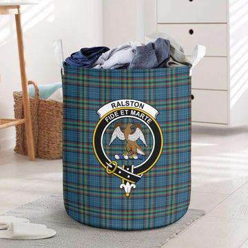 Ralston UK Tartan Laundry Basket with Family Crest