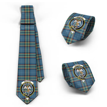 Ralston UK Tartan Classic Necktie with Family Crest