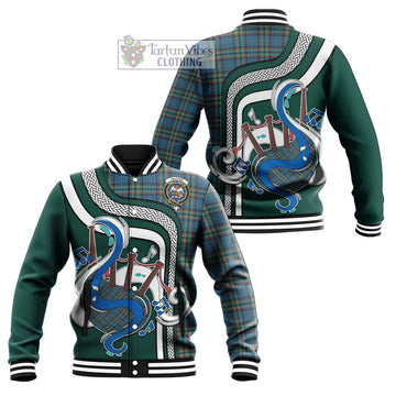 Ralston UK Tartan Baseball Jacket with Epic Bagpipe Style