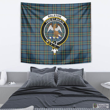 Ralston UK Tartan Tapestry Wall Hanging and Home Decor for Room with Family Crest
