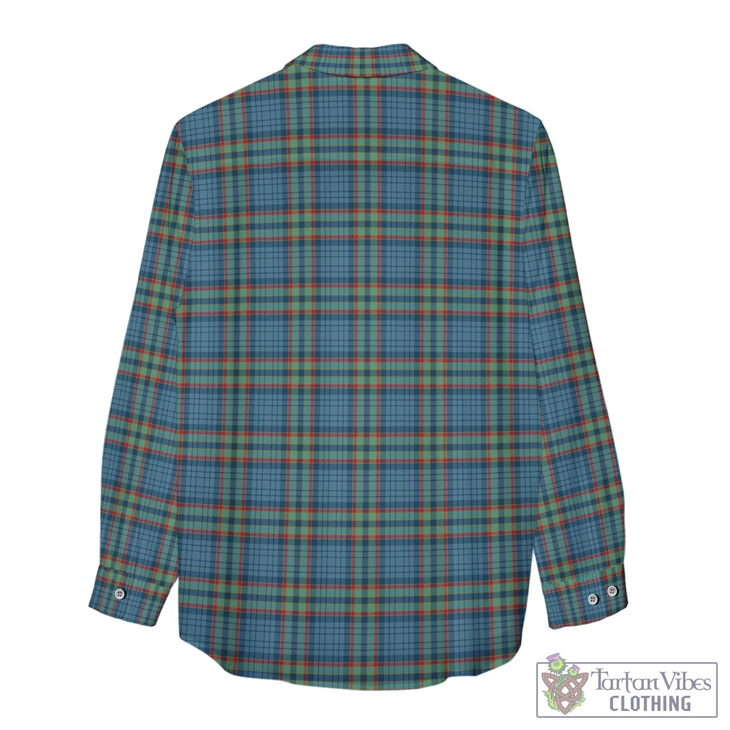 Tartan Vibes Clothing Ralston UK Tartan Womens Casual Shirt with Family Crest