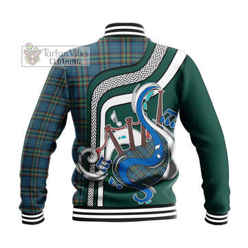 Ralston UK Tartan Baseball Jacket with Epic Bagpipe Style