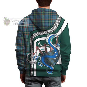 Ralston UK Tartan Hoodie with Epic Bagpipe Style