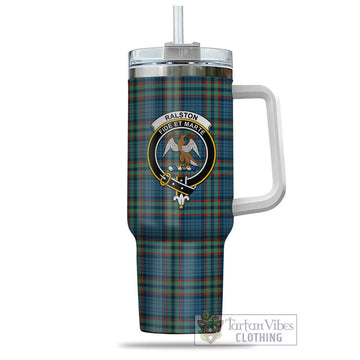 Ralston UK Tartan and Family Crest Tumbler with Handle