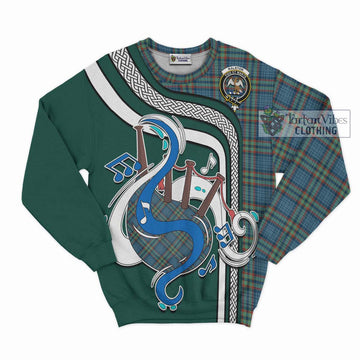 Ralston UK Tartan Sweatshirt with Epic Bagpipe Style