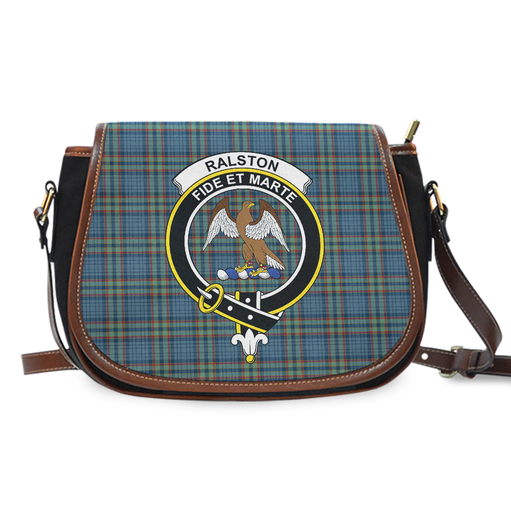 Ralston UK Tartan Saddle Bag with Family Crest - Tartan Vibes Clothing