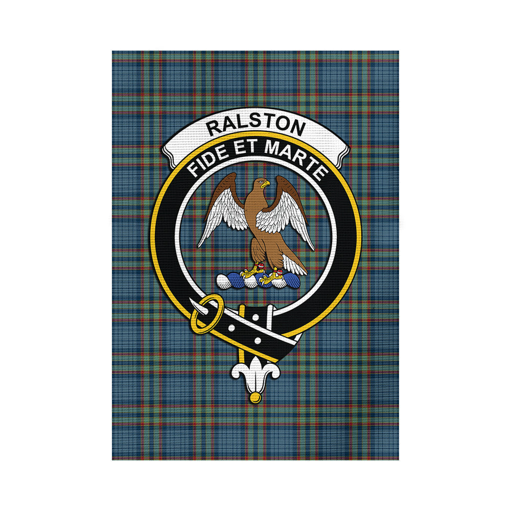 Ralston UK Tartan Flag with Family Crest - Tartan Vibes Clothing