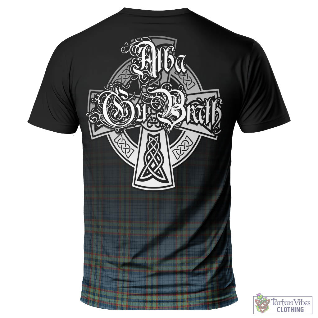 Tartan Vibes Clothing Ralston UK Tartan T-Shirt Featuring Alba Gu Brath Family Crest Celtic Inspired