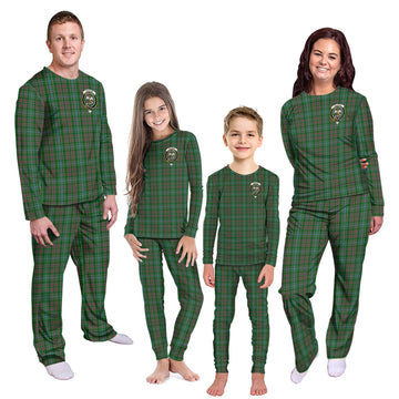 Ralston USA Tartan Pajamas Family Set with Family Crest