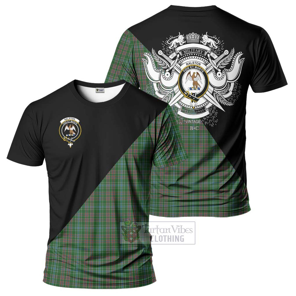 Ralston USA Tartan T-Shirt with Family Crest and Military Logo Style Kid's Shirt - Tartanvibesclothing Shop