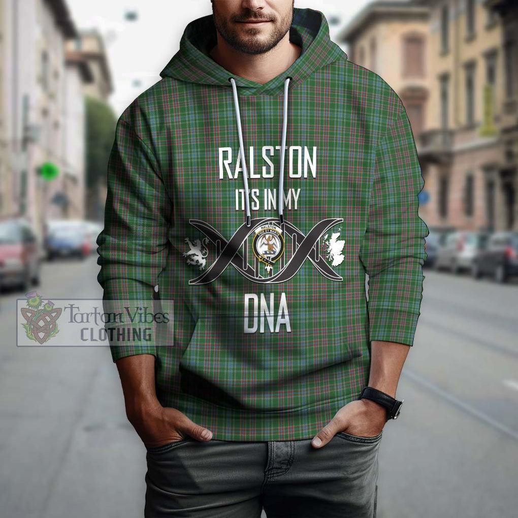 Ralston USA Tartan Hoodie with Family Crest DNA In Me Style Pullover Hoodie - Tartanvibesclothing Shop