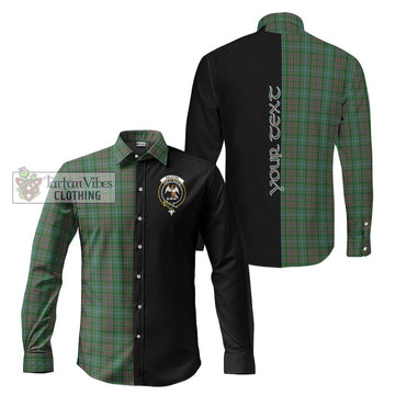 Ralston USA Tartan Long Sleeve Button Shirt with Family Crest and Half Of Me Style