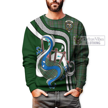 Ralston USA Tartan Sweatshirt with Epic Bagpipe Style