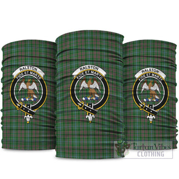 Ralston USA Tartan Neck Gaiters, Tartan Bandanas, Tartan Head Band with Family Crest