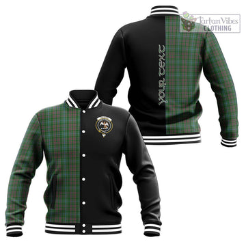 Ralston USA Tartan Baseball Jacket with Family Crest and Half Of Me Style